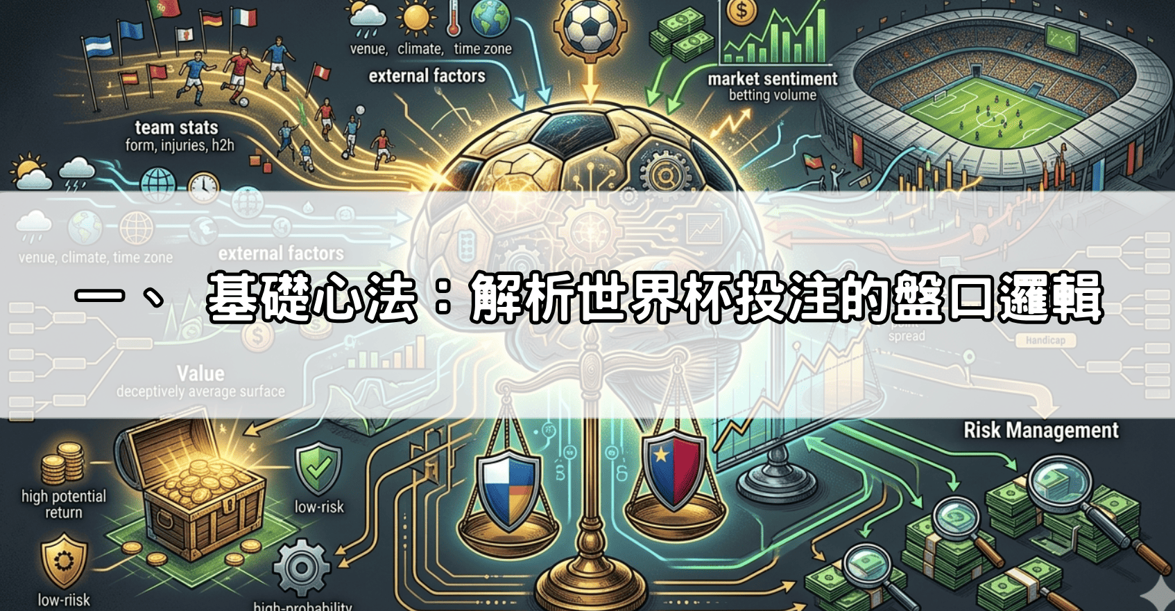 一、 基礎心法：解析世界杯投注的盤口邏輯