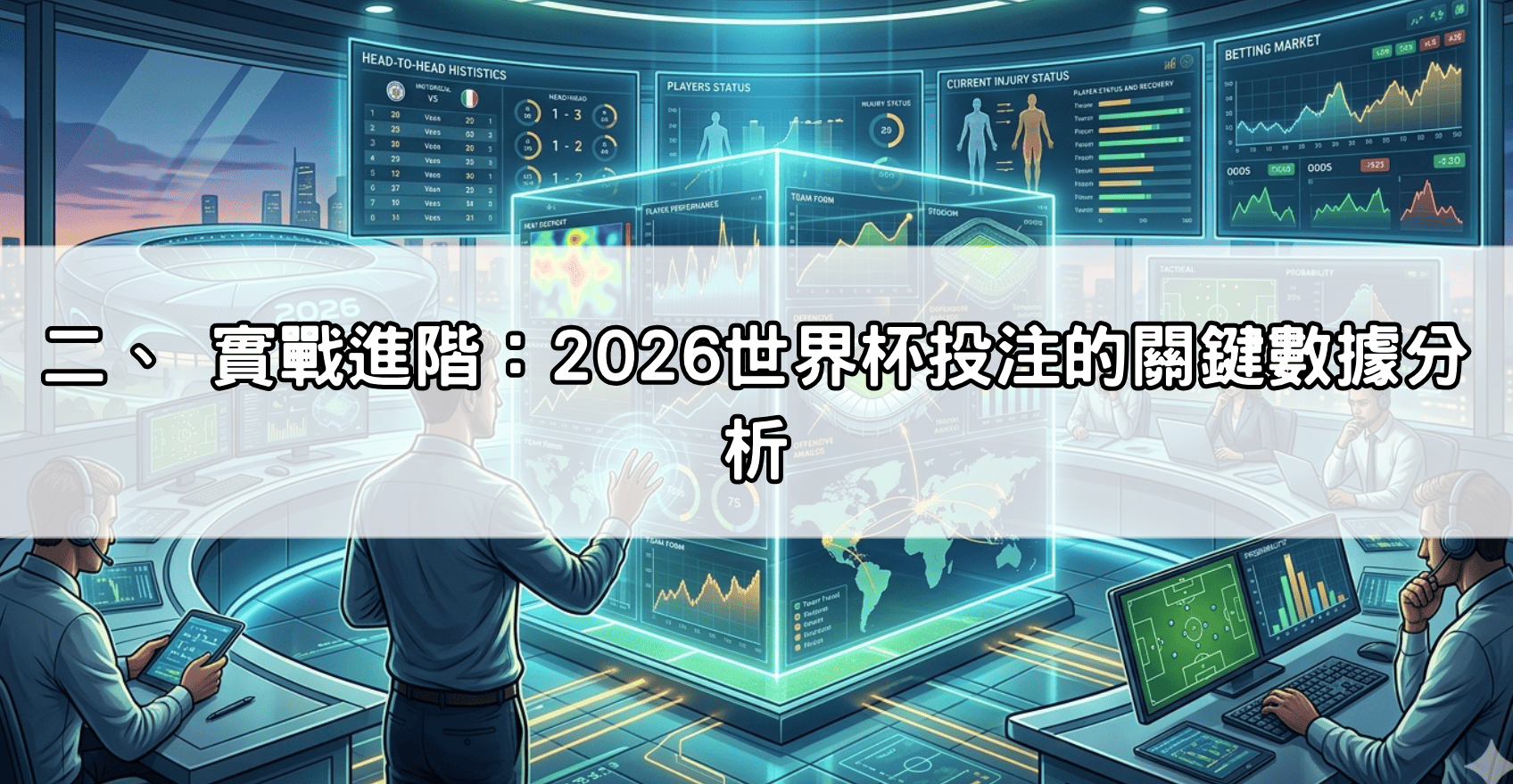 二、 實戰進階：2026世界杯投注的關鍵數據分析